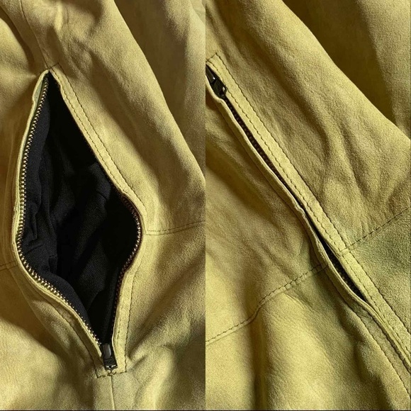 Dorothee Schumacher Velour Softness Leather Maxi Dress Size Small Green - Picture 8 of 14